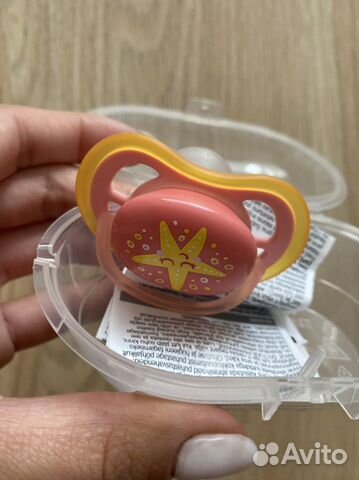 Пустышка avent 6-18 мес