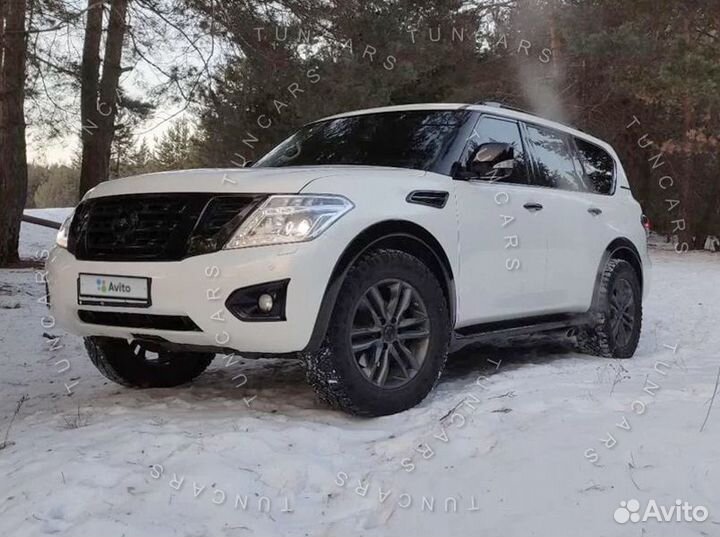 Расширители арок на Nissan Patrol Y62 2010-2014