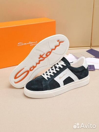 Кеды Santoni Серые