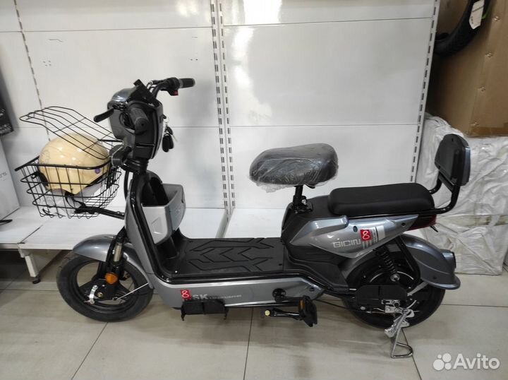 Велосипед скутер с педалями электро 500W