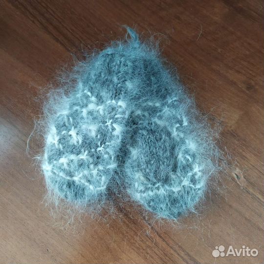 Варежки и носки пуховые детские