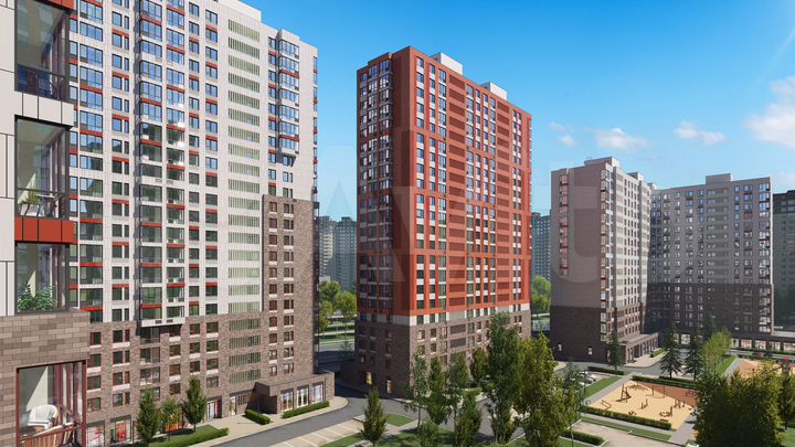 3-к. квартира, 87,7 м², 8/22 эт.
