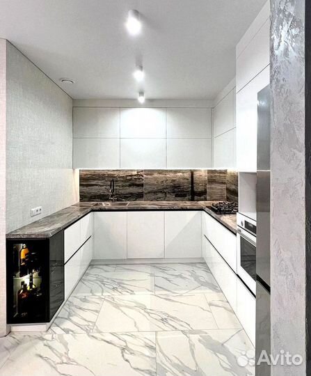 Современная кухня на заказ мдф фасады