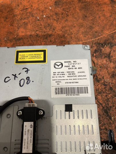 Магнитола Mazda CX 7 2007-2012