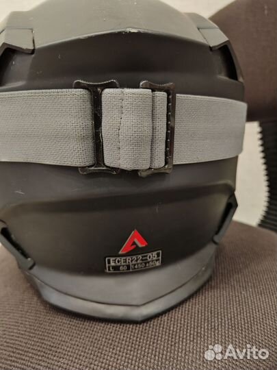 Мотошлем с очками