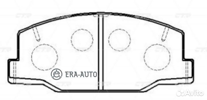 CTR CKT-15 Колодки тормозные toyota liteace 85-95