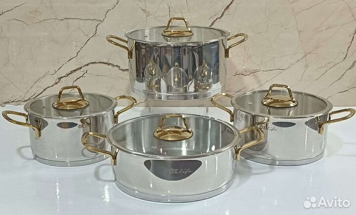Набор кастрюль от фабрики Oz life Турция