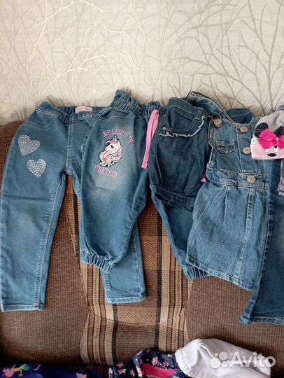 Вещи пакетом на девочку 92