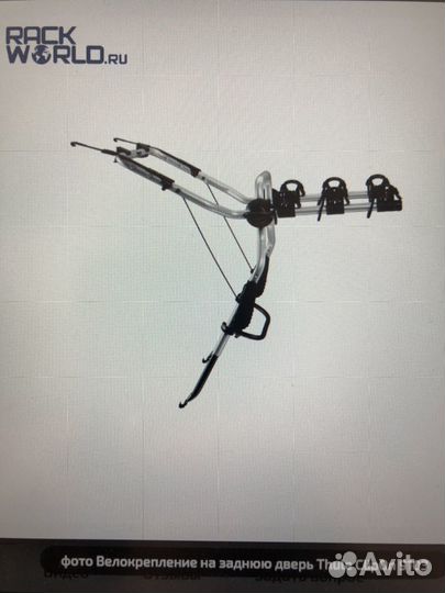 Велокрепление tule на 5ю дверь автомобиля для 3х в