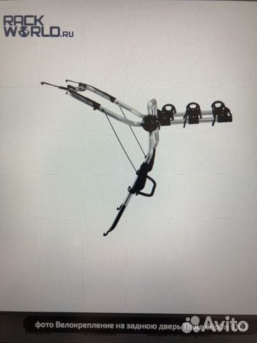 Велокрепление tule на 5ю дверь автомобиля для 3х в
