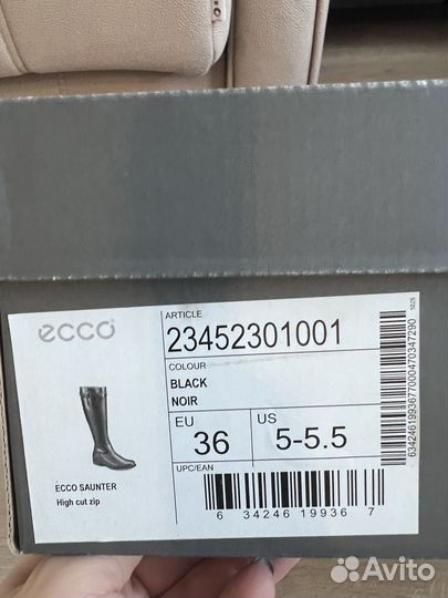 Сапоги женские Ecco 36