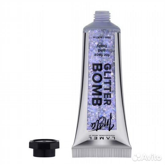 Глиттер Lamel жидкий тон 401 фиолетовый блестки