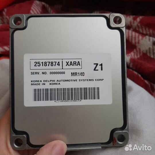 Chevrolet Lanos Блок управления двигателем