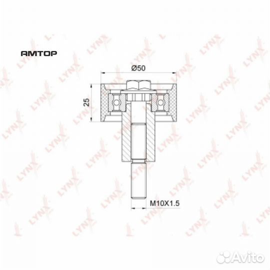 Lynxauto PB3152 Ролик обводной ремня грм