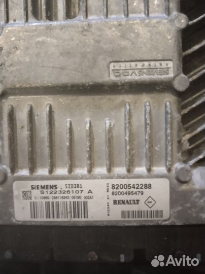 Блок управления двигателем Renault 8200542288