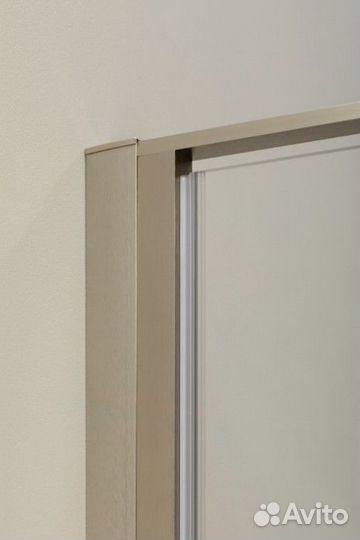 Душевой уголок Allen Brau Priority 100x90 серебро браш