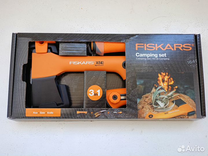 Топор нож и пила Fiskars