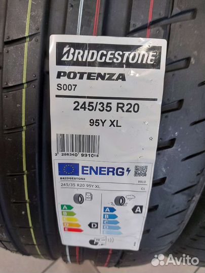 Bridgestone Potenza S007 275/30 R20 и 245/35 R20