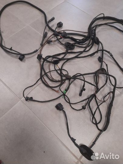 Проводка салона vw t5gp, t6 левая сторона