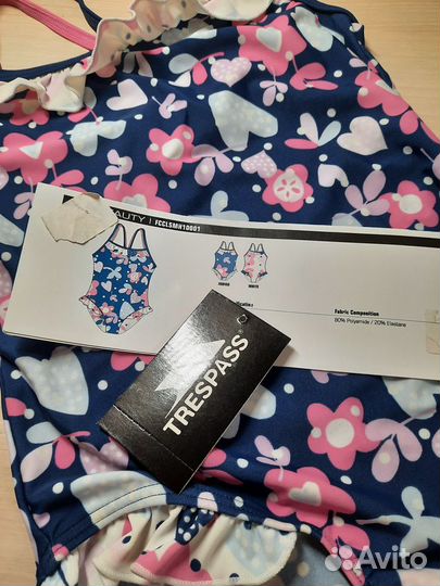 Купальники для девочки р.116