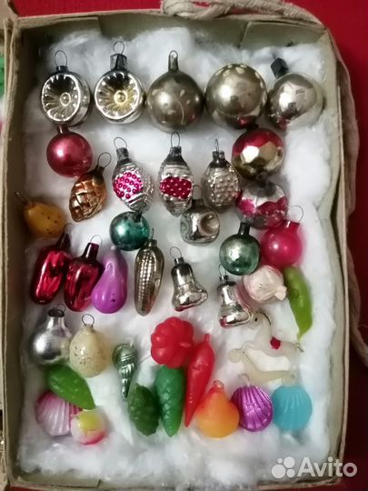 Елочные игрушки СССР Малютка 1961г