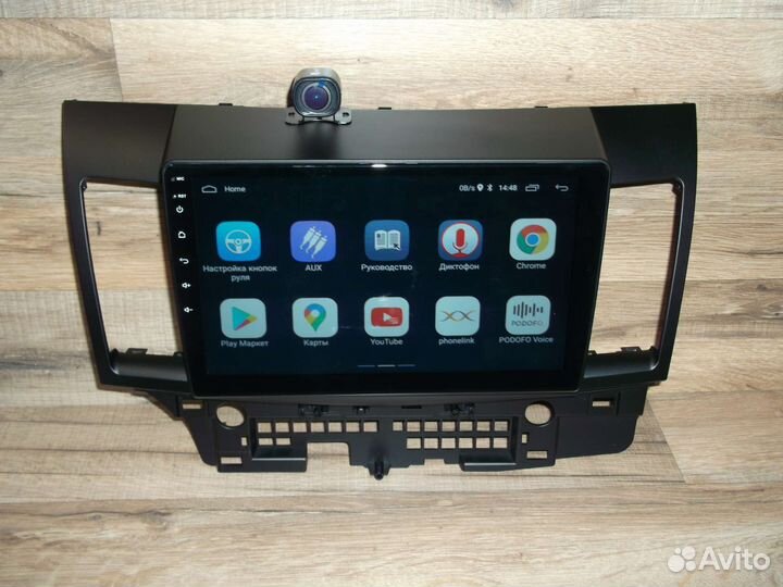 Магнитола Mitsubishi Lancer X Android с камерой