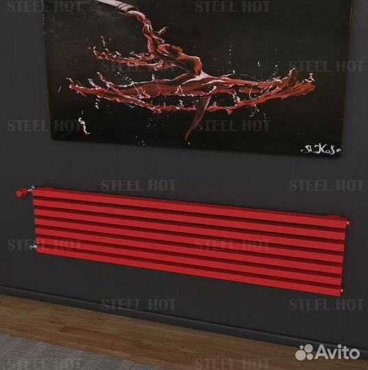 Дизайнерский радиатор отопления Steel