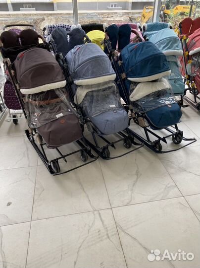 Санки коляска ника 7-8k новые