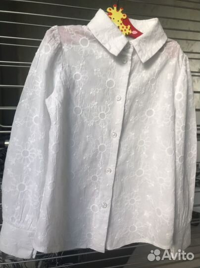 Школьные блузки для девочки 134