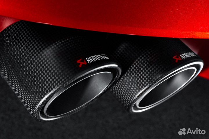 Насадка на глушитель Akrapovic style 76 - 114 (2 в