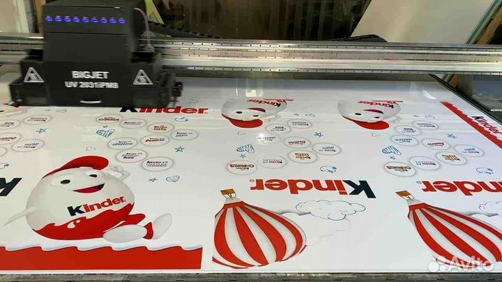 Уф Печать на наклейках