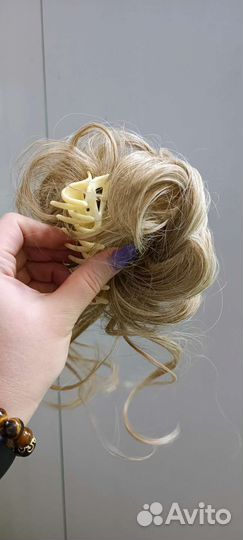 Крабик для волос с хвостиком