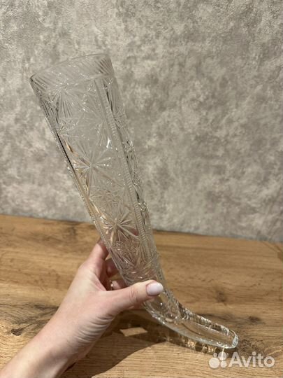 Сувенир. Хрустальный кубок-рог «Рог изобилия»