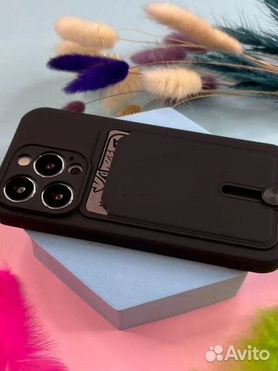 Чехол на iPhone 14 pro с кардхолдером