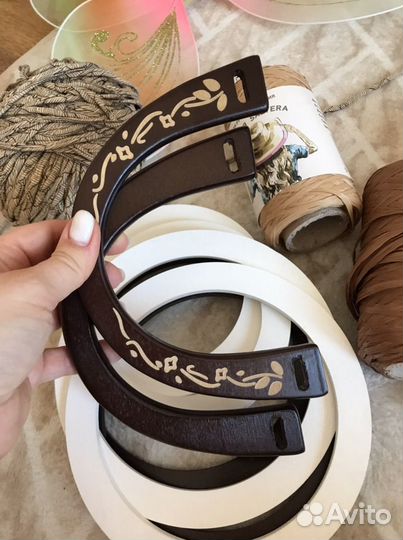 Ручки деревянные и бамбук