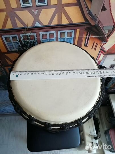 Барабан африканский джембе 10