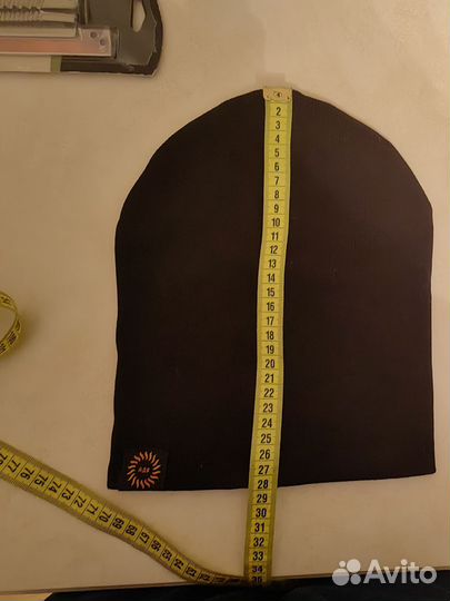 Шапка и снуп черные, хлопок