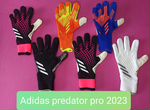 Вратарские перчатки adidas predator pro 2023