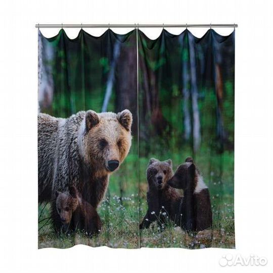 Фотошторы (комплект из 2 шт)