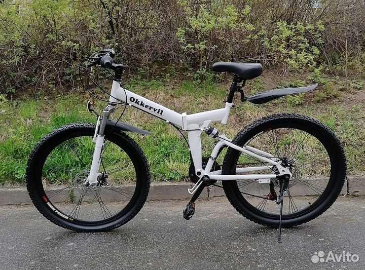 Велосипед складной 2-х подвес Okk FS 21 скор. 26