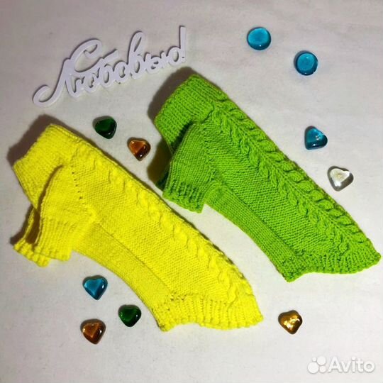 Вязаная одежда для маленьких собак