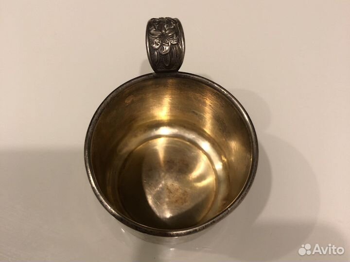 Кружка серебро 925 проба