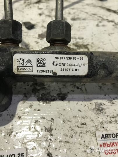 Топливная рампа Пежо 408 Peugeot 408