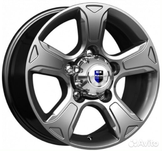 K&K Атлант : 7x16 5*139,7 Et:35 Dia:98 Дарк Платинум