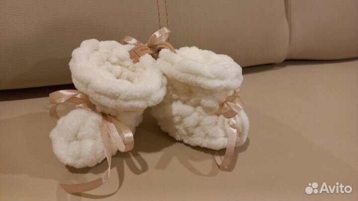 Плед детский вязаный ручная работа