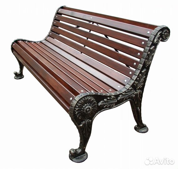 Скамейка чугунная Бульварная 1.5 (2.0,3,0) метра