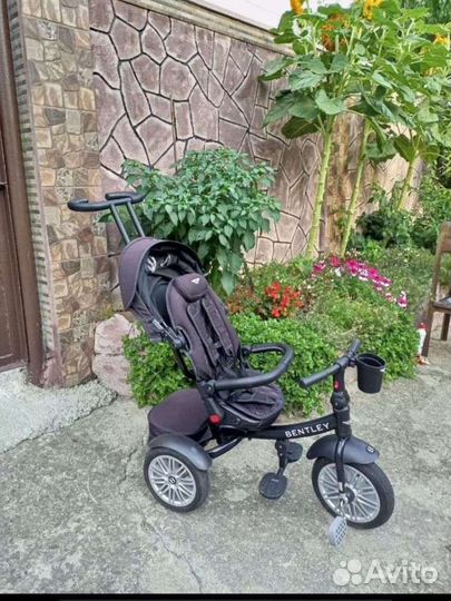 Детский велосипед с родительской ручкой