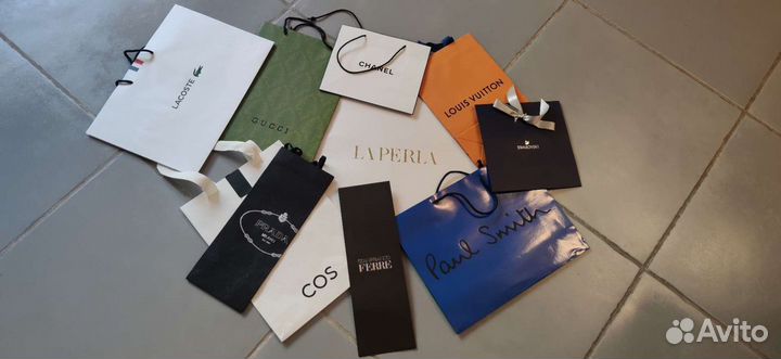 Пакеты разных брендов