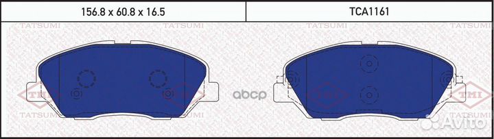 Колодки тормозные tatsumi hyundai Santa Fe 06