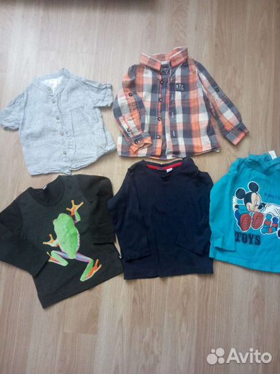Фирменные вещи для мальчика 86р